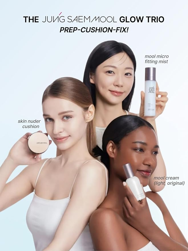 [JUNGSAEMMOOL OFFICIAL] Essential Skin Nuder Cushion (Fair Pink) | Refill Not Included | Natural Finish | Buildable Coverage | Makeup Artist Brand