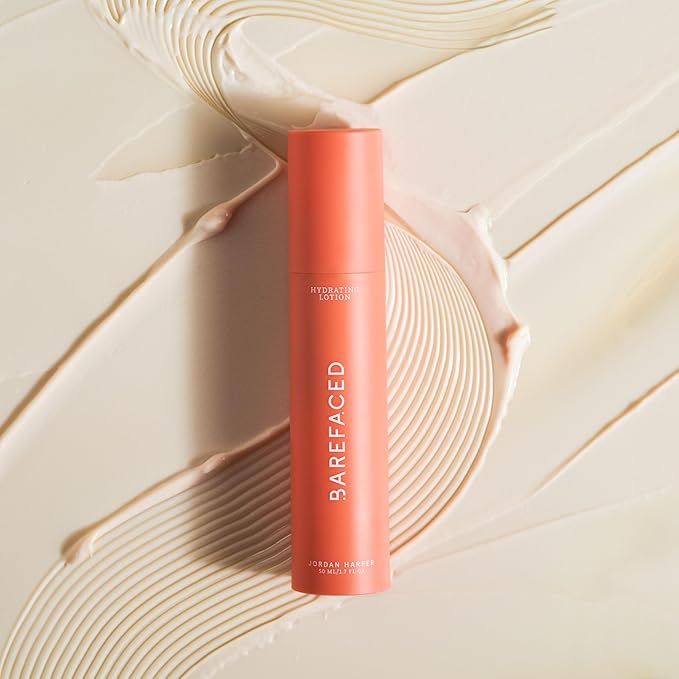 Barefaced Hydrating Lotion 1.7 Fl Oz - Oil Free, Lightweight Moisturizer with Niacinamide, Hyaluronic Acid & Ceramides - Anti-Aging, Calms Redness, and Improves Skin