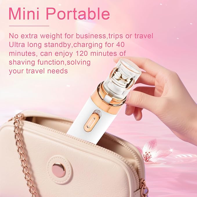 Epil Pro 3.0 Women Face Epilator 2025 New - 2-in-1 Rechargeable Facial Hair Removal for Women, IPX5 Waterproof Epilator with 3 Eyebrow Trimmers,Beauty Removal for Woman(1PC-Pink)