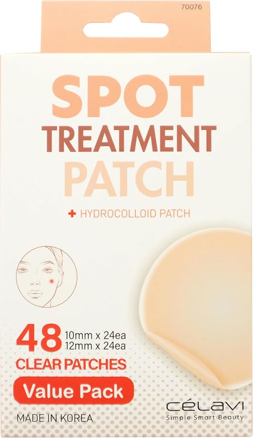 Celavi Acne Spot Treatment Hydrocolloid Patch (48 Count)