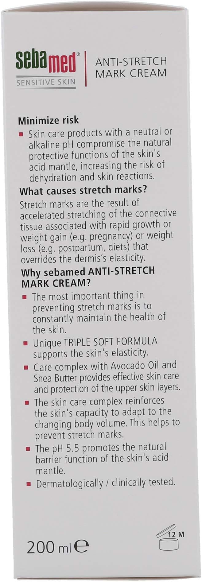 Sebamed Anti-Stretch Mark Cream Stretch Mark Cream - for Pregnancy Stretch Mark & Prevention Oil - Stretch Mark Removal Cream for Pregnant Women, Mothers - Safe for All Ages & Skin Types