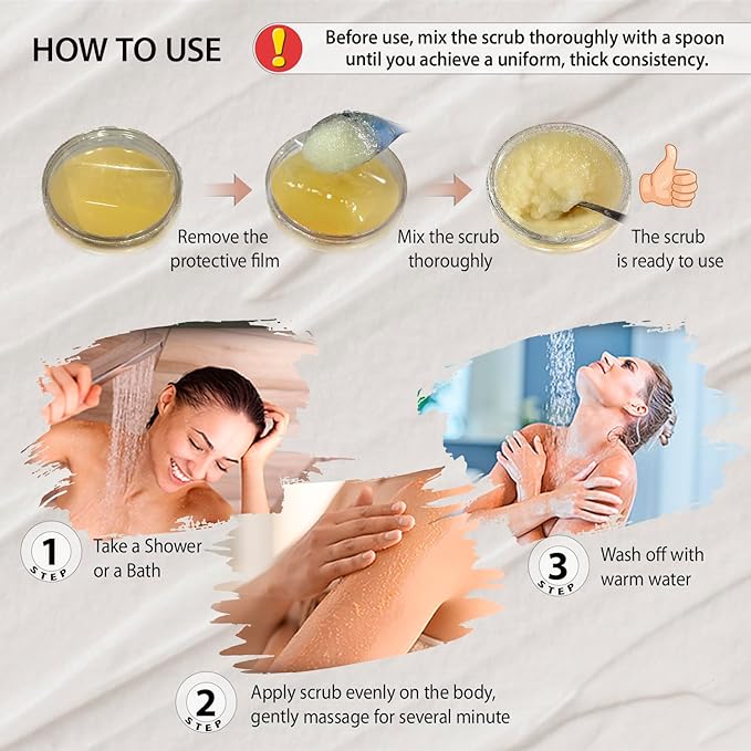 Dead Sea Collection Coffee Scented Salt Body Scrub - Large 23.28 OZ - with Pure Oils and Dead Sea Minerals