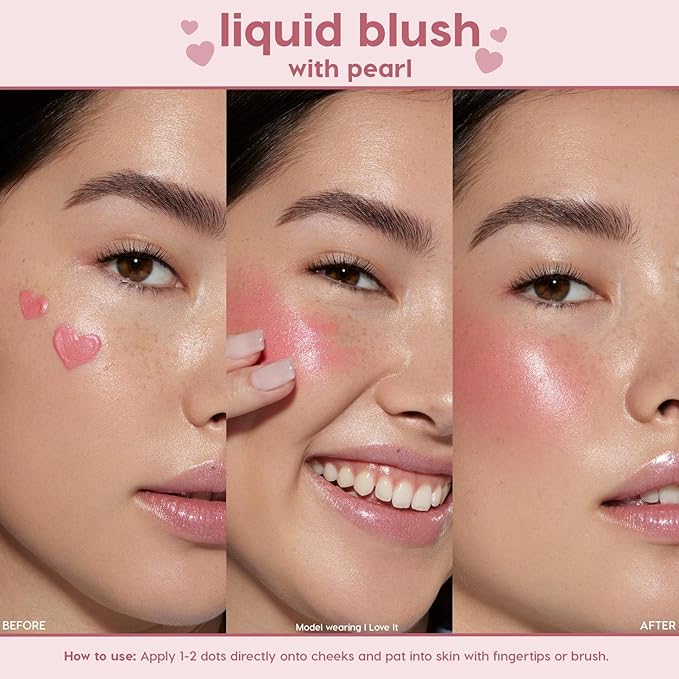 ColourPop Liquid Blush Pearl Finish - I Love It (0.3 Fl Oz)