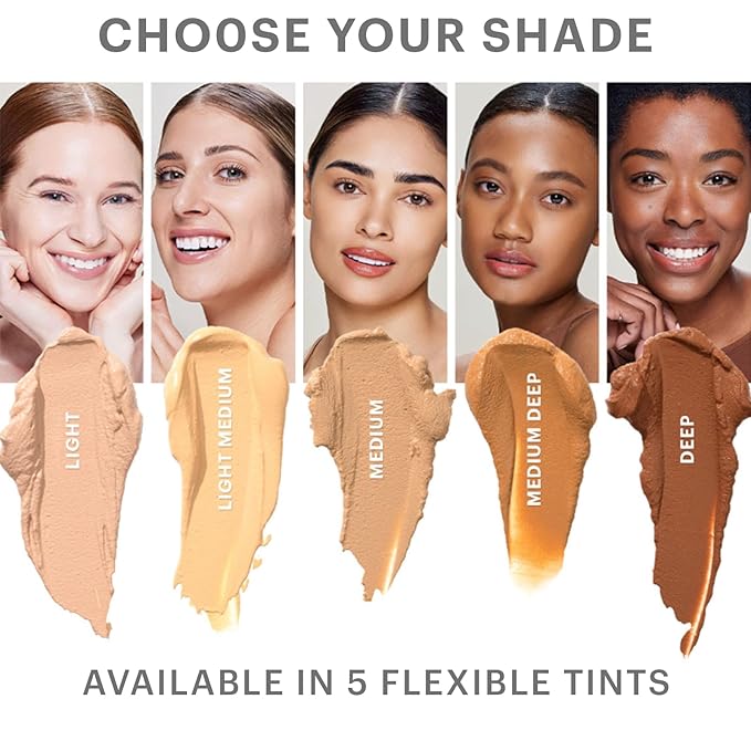 Glo Skin Beauty Oil-Free Tinted Primer SPF 30, (Deep) 1.7 oz - Mineral Makeup for Face, 4-in-1 Foundation Primer, Sheer Coverage, Skincare & Sunscreen With Broad Spectrum UVA/UVB Protection