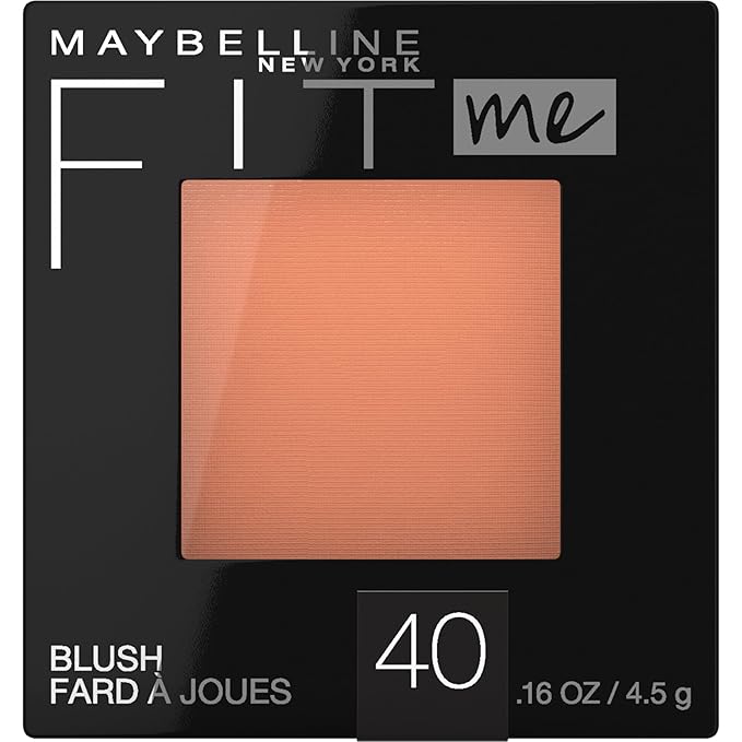 Maybelline Fit Me Blush, Peach, 0.16 Ounce (Pack of 3)