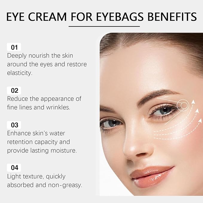 Eyephalt Eyebag Cream for Puffiness, Dark Circles & Fine Lines, Wrinkle, Anti-Aging Under Eye Moisturizer
