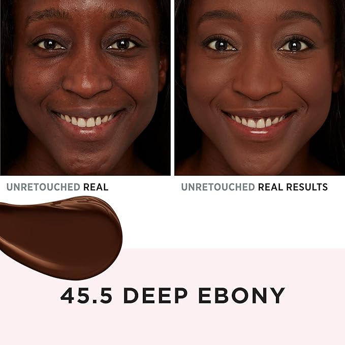 IT Cosmetics Makeup Set - Includes Supersize Bye Bye Under Eye Concealer (45.5 Deep) + Heavenly Luxe Complexion Perfection Concealer Brush (1 fl oz) - with Collagen, Hyaluronic Acid & Antioxidants