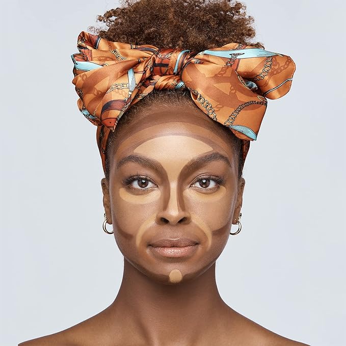 Ruby Kisses HD Concealer & Foundation Brush Flawless Full Coverage Face Makeup Lightweight Highlighter Long Lasting Under Eye Conceals Contour Corrector (Nude)