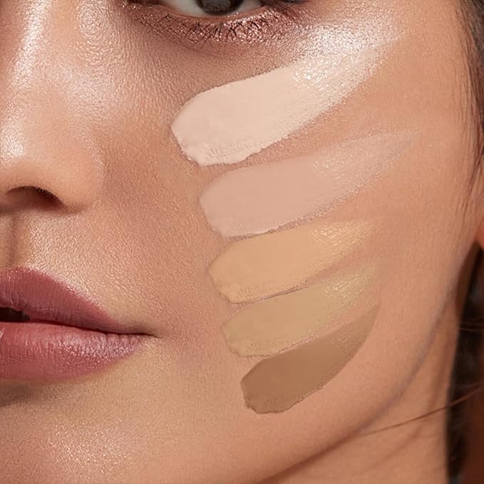 Liquid Foundation Makeup Natural True Skin Tone Full Coverage Concealer Flawless Complexion Blendable Longwear, 104, 1 fl. oz.