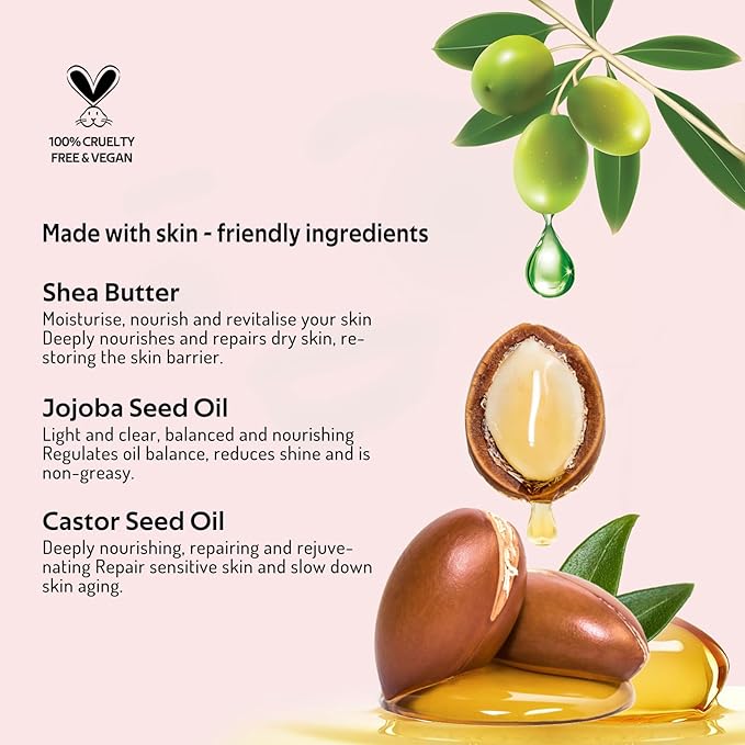 Multi Cream Blush & Blush Brush Set, Korean Makeup Blush for Cheeks, Multi-Use Face Balm, Lightweight & Hydrating, Blendable Color, Non-Greasy, Soft Bristles for Radiant Finish (Rose Crystal)