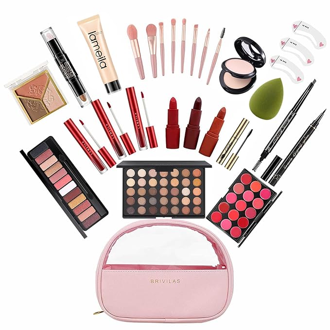 All In One Full Makeup Kit for Women,Professional Makeup kit,Multipurpose Makeup Sets, Beginners and Professionals Alike