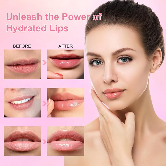 Lip Glowy Balm of Berry Scent,Moisturizing Lip Balm For A Sheer Tint Of Color-10g, Hydrate, Glossy, Lightweight, Moisturize & Tint with Shea Butter
