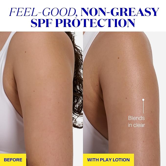 Supergoop! PLAY Everyday Lotion SPF 50 - Broad Spectrum Body & Face Sunscreen for Sensitive Skin - Great for Active Days - Fast Absorbing, Water & Sweat Resistant - 2.4 fl oz