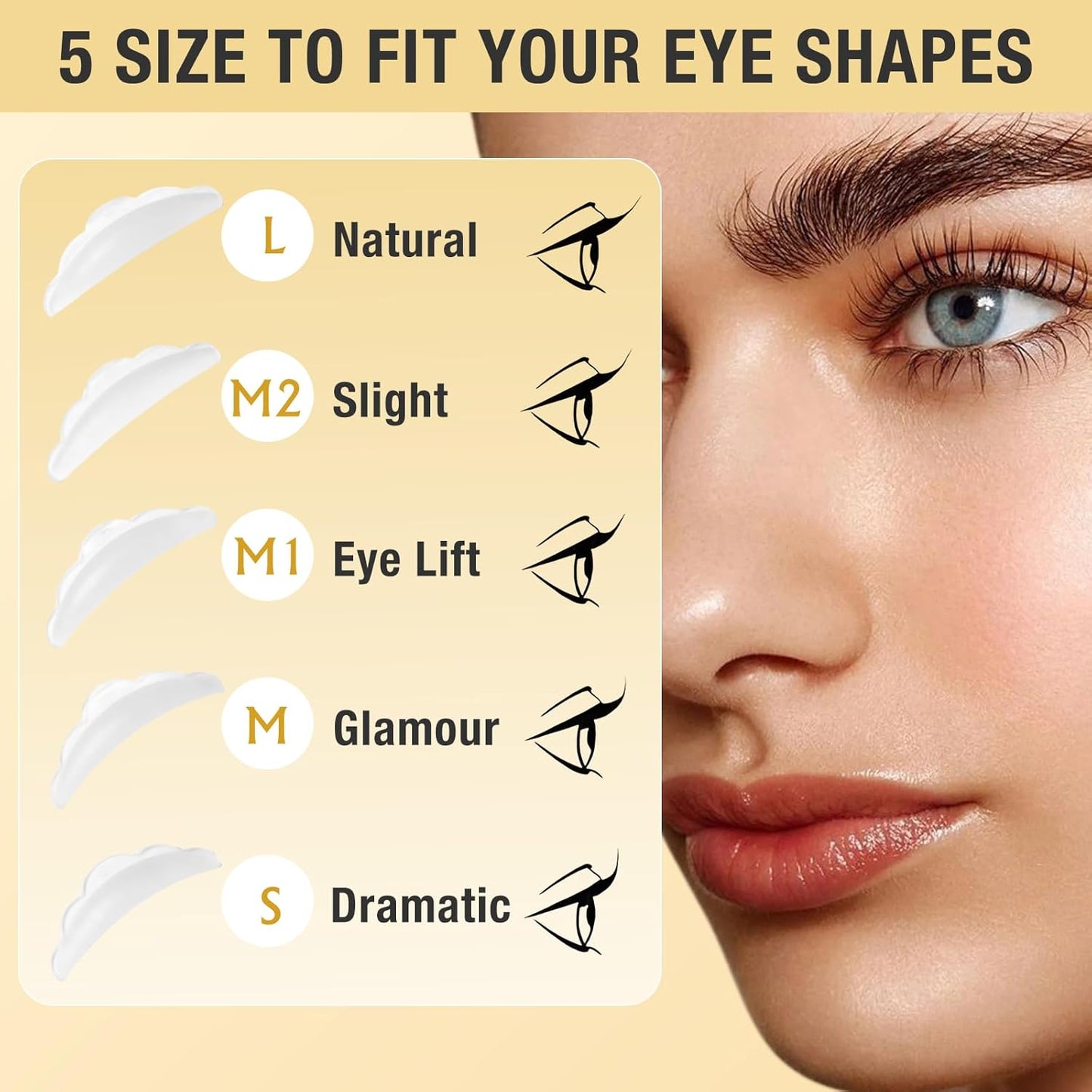 Lash Lift Kit & Brow Lamination Kit Professional Eyelash Perm Kit Semi-Permanent Lash Curling Perming With Detail Instruction Easy For Beginner Achieve Salon-Quality Lash Lift At Home