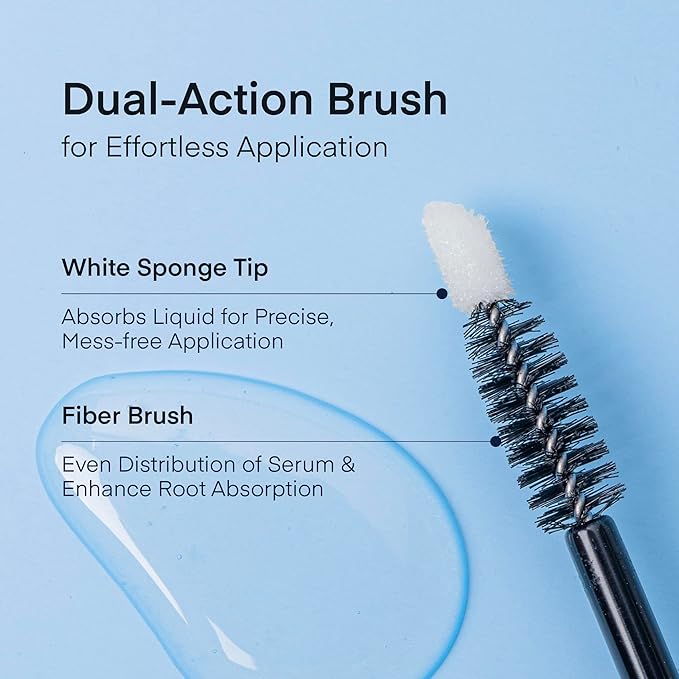 Eyebrow Growth Serum - Natural Eyebrow Serum and Enhancer for Thicker Brows and Grow Bows Faster, Longer, Fuller - 5mL