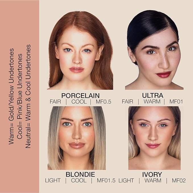 bellapierre Mineral Foundation SPF 15 - Loose Powder Foundation | Vegan & Cruelty Free Natural Makeup | Full Coverage Matte Finish | Hypoallergenic | Oil & Talc Free - 0.32 Oz - Mocha