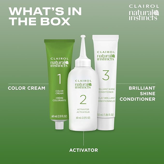 Clairol Natural Instincts Demi-Permanent Hair Dye, 9 Light Blonde Hair Color, Pack of 1 - Packaging May Vary