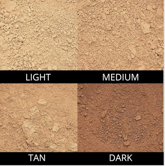 Serious Skincare BELLA ROSE PRO-MINERALS Loose Mineral Powder Makeup Foundation SPF 15 with Goat Hair Application Brush – Sheer to Full Coverage – Luminous Matte Finish – Men and Women - 0.50 oz - Tan