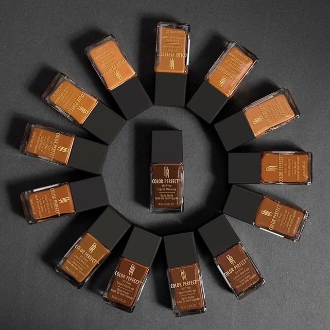 Black Radiance Color Perfect Liquid Full Coverage Foundation Makeup, Brownie, 1 Ounce (Pack of 3)