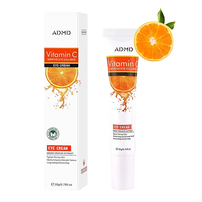 Eye Cream Vitamin C Eye Care Anti-Aging Against Wrinkles and Dark Circles Effective Anti-Aging Moisturizes Reduces Puffiness Dark Circles