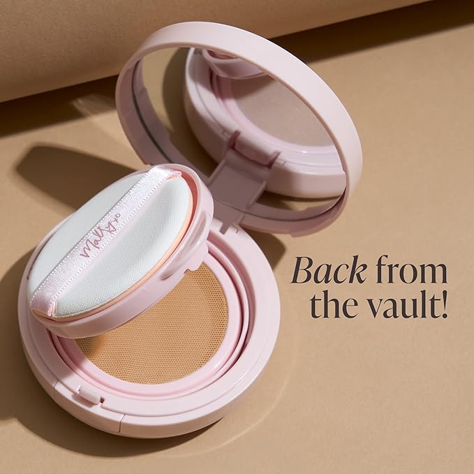 Mally Beauty Flawless Finish Transforming Effect Foundation - Deep - Full Coverage Cream Foundation - Breathable & Lightweight - Hydrating Formula with Vitamin E - Satin Finish