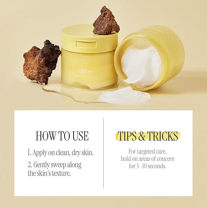 Chaga Mushroom Biome Pore Clearing Pad 70 Sheets | Pore-Smoothing Facial Cleansing Pads