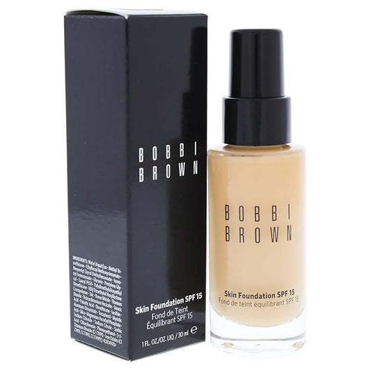 Bobbi Brown Skin Foundation SPF 15, 4.25 Natural Tan for Women, 1 Ounce