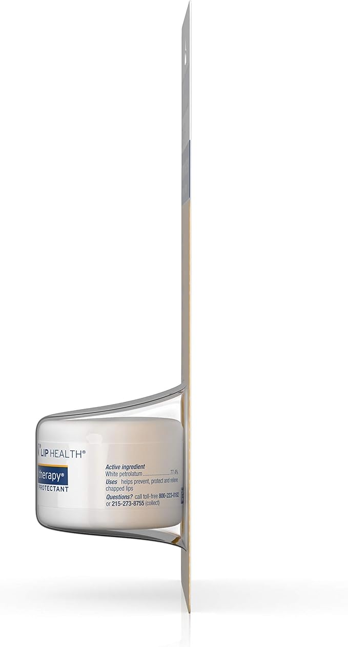 Neosporin Lip Health Overnight Healthy Lips Renewal Therapy Petrolatum Lip Protectant, 0.27oz. (Pack of 2)