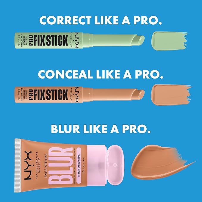 NYX PROFESSIONAL MAKEUP Pro Fix Stick Correcting Concealer, Buildable Medium Coverage Concealer Stick - Apricot