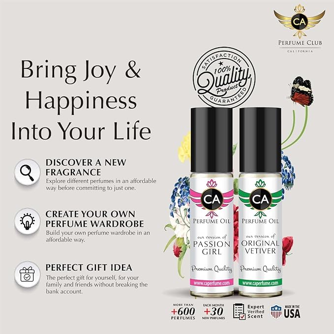 CA Perfume Impression of Yellow Diamond For Women Replica Fragrance Body Oil Dupes Alcohol-Free Essential Aromatherapy Sample Travel Size Concentrated Long Lasting Attar Roll-On 0.3 Fl Oz/10ml