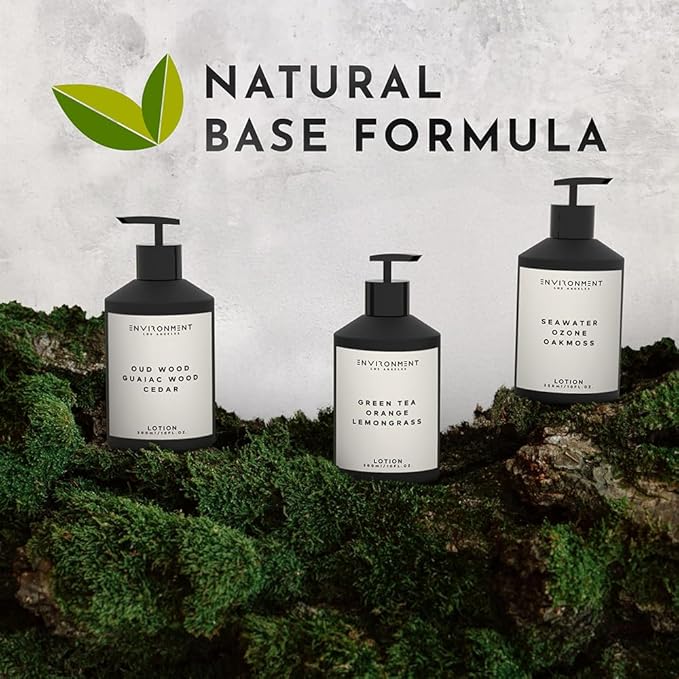 ENVIRONMENT Inspired by Designer Perfume BR540 Lotion, 300ml Luxury Scented Lotion (Amber Crystal | Vetiver | Oud Musk) Bathroom Luxury, Men & Women High-End Body Lotion, Hand Cream, Dry Skin Help