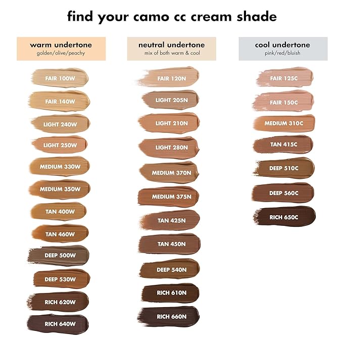 e.l.f. Camo CC Cream, SPF 30 Color-Correcting Medium-To-Full Coverage Face Foundation, Delivers An Airbrushed Finish, Vegan & Cruelty-Free, Tan 425 N