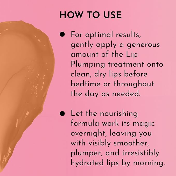LAWLESS Forget the Filler Lip Mask - Cinnamon Sugar - Premium Overnight Lip Plumping Treatment with Natural Ingredients Designed to Plump, Hydrate, and Smooth Lips - 0.28 oz