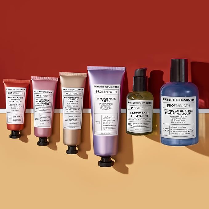 Peter Thomas Roth | PRO Strength Stretch Mark Cream, Treatment For Body Stretch Marks, Uneven Tone and Texture, Moisturizing Stretch Mark Cream