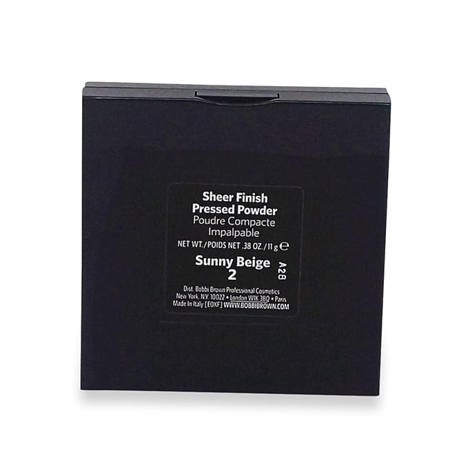 Bobbi Brown Sheer Finish Pressed Powder, No. 02 Sunny Beige, 0.38 Ounce
