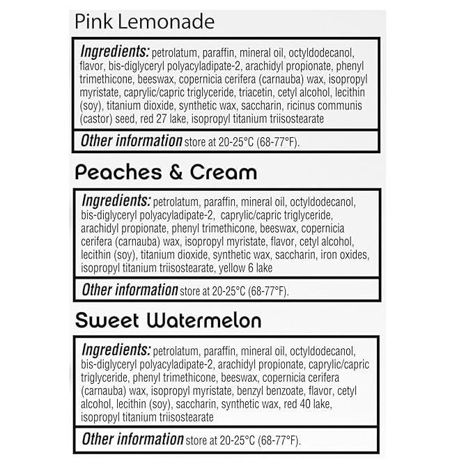 ChapStick Lip Moisturizer I Love Summer Collection 3-Packs (12 Sets/36 Tubes) – Bulk Lip Balm, Refreshing & Sweet, 0.15 Oz Ea