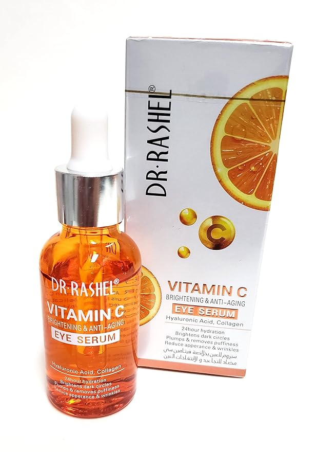 Vitamin C Eye Anti - Aging Serum Essence | Hyaluronic Acid and Collagen, Reduce Wrinkles, Remove Dark circles & Puffiness, Size (1.01 oz)