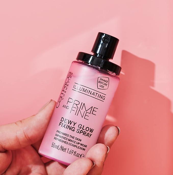 Catrice | Prime & Fine Illuminating Dewy Glow Spray | Transparent and Fast Drying Fixing Spray| Paraben Free & Vegan | Cruelty Free (Pack of 1)