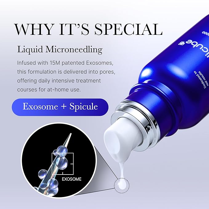 medicube Zero Exosome Shot 2,000 PPM Spicule Facial Serum | Liquid Skin Booster Serum | Exosome, AHA+BHA+PHA | Pore Care, Dead Skin Cells, Skin Texture | Korean Skin Care 1.01 fl.oz