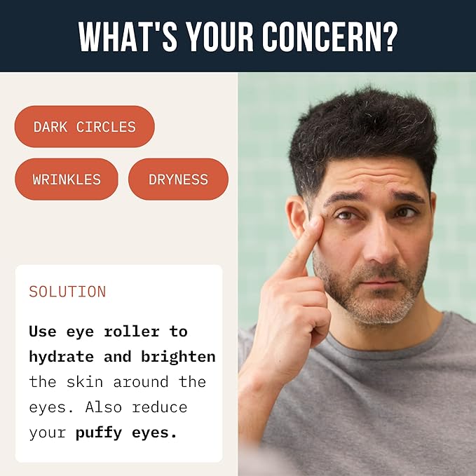 Cardon | Dark Circle Rescue for Men and Women | Under Eye Roller Eye Stick Massager for Puffy Eyes, Dark Circles, Bags, Wrinkles | Made with Peptides, Niacinamide, Hyaluronic Acid