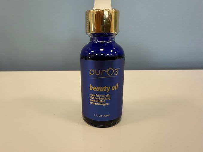 PurO3 Beauty Oil – Vegan Hydrating Face Oil with Activated Oxygen – Natural Skin Care for Radiant and Smooth Skin, 30 ml
