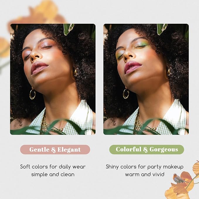 Color Nymph Beginner Makeup Kits For Teens With Train Case Included Full Makeup Kit Eyeshadow Palette Blushes Bronzer Highlighter Lipstick Brushes Mirror（Gold）