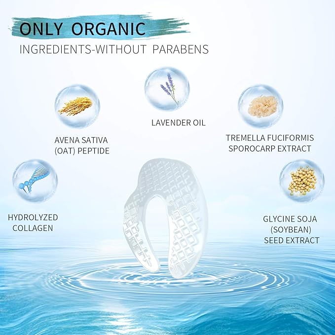 Hydro Collagen Eye Mask Crystal Eye Patches Anti-Aging Under eye Pads Natural Eye Treatment for Wrinkles Dark Circles Bags Moisturize Puff Eye Spa-16 Pairs