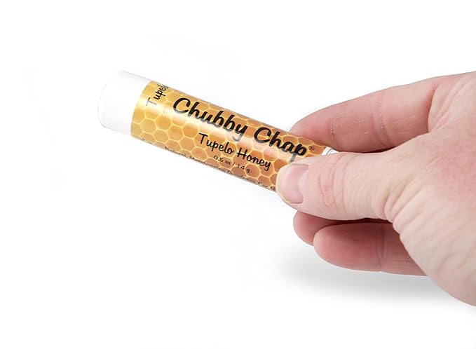 Chubby Chapstick - One (1x) Large Jumbo Chapstick Natural Chapstick - .5 Ounce Lip Balm (Tupelo Honey)