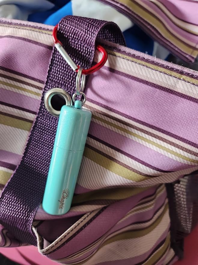 OG | Vacuum Insulated Lip Balm Keychain Holder, Prevents Melting & Messes | 3-Pack (Glitter)