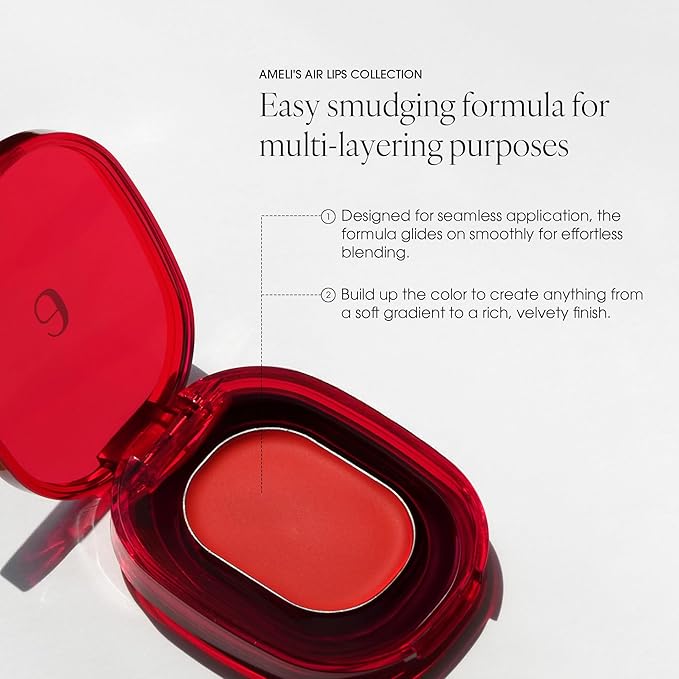 AIR LIPS 803 NUDE BEIGE, Lip & Cheek, Natural Soft Matte Finish & Buildable, Airy Formula (1.2g, 0.003 oz.)