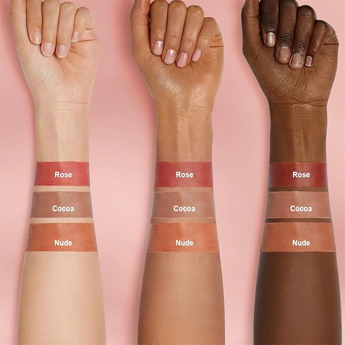 OETUIOW Lip Stain, Lip Liner, Waterproof Moisturizing Long-Lasting, Non-Stick Cup for Women All Skin Types, Rose Color