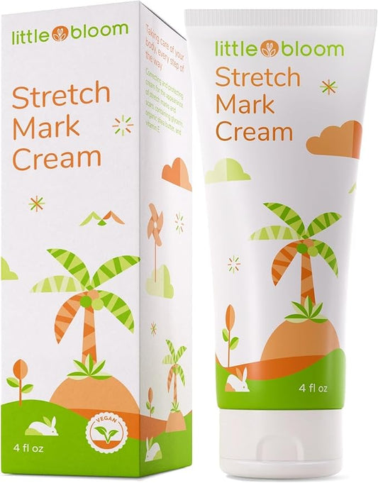Stretch Mark Cream for Pregnancy w/ Shea Butter, Vitamin C & E - Stretch Mark Cream for Pregnancy, Belly Butter for Pregnancy, Stretch Mark Treatment, Pregnancy Lotion for Belly, Stretch Marks Removal