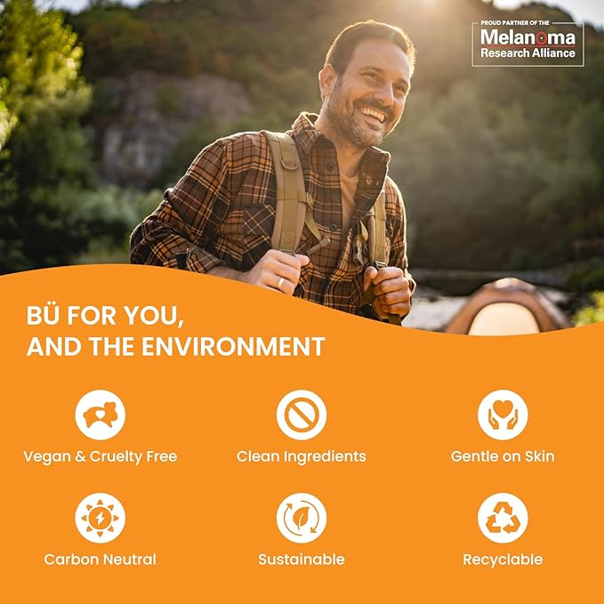 BU SPF 30 Sunscreen Spray for Face and Body, Non Aerosol Spray, Ultrafine WOWmist, TSA Travel Size Sunscreen, Clear, Non Greasy, Water Resistant, White Sage 3.3 oz