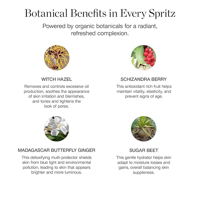 Ogee Rose Botanical Face Mist – Hydrating Organic Vegan Facial Mist, 90ml